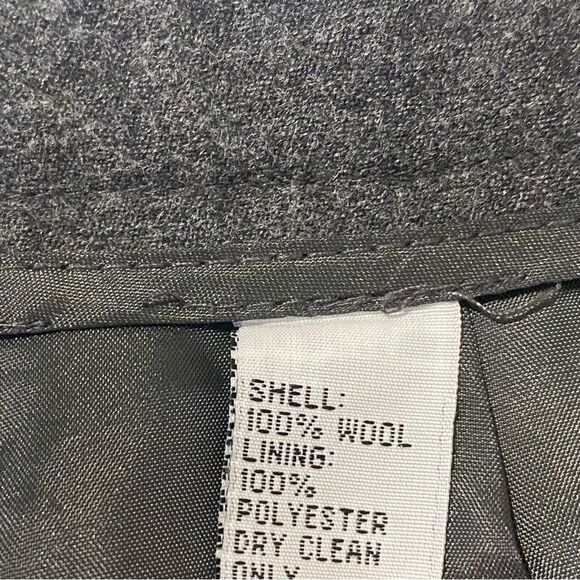Vintage Talbots made Of Italian Fabric 100% Wool Pants Gray Women's Size 10 - Picture 8 of 15